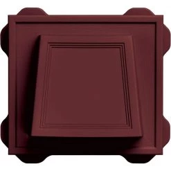Builders Edge 4 in. Hooded Vent #078-Wineberry