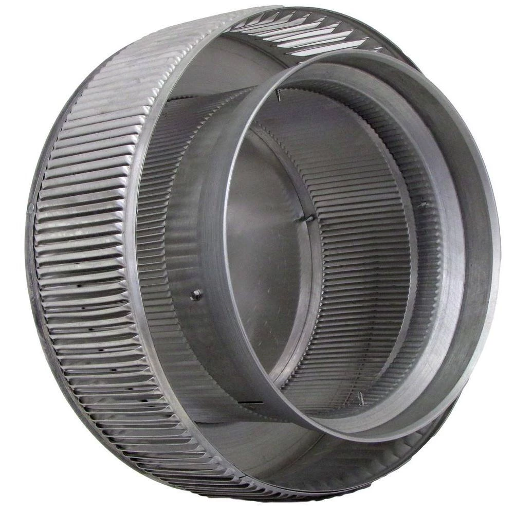 Active Ventilation 10 in. Dia Aura PVC Vent Cap Exhaust with Adapter for Schedule 40 or Schedule 80 PVC Pipe in Mill Finish - Image 5