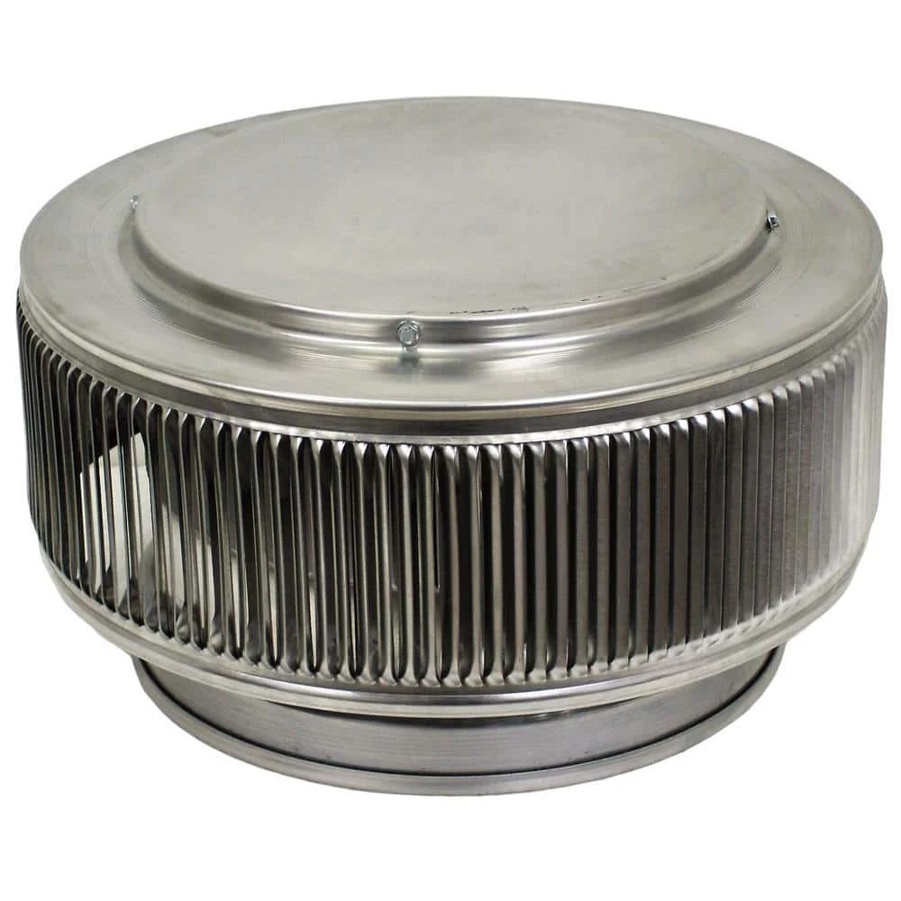 Active Ventilation 10 in. Dia Aura PVC Vent Cap Exhaust with Adapter for Schedule 40 or Schedule 80 PVC Pipe in Mill Finish - Image 4