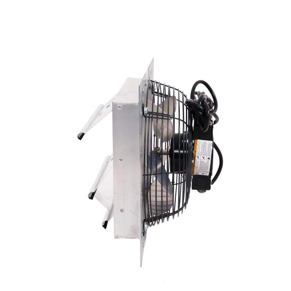 Hessaire 650 CFM Shutter Exhaust Fan Wall Mounted - Image 3