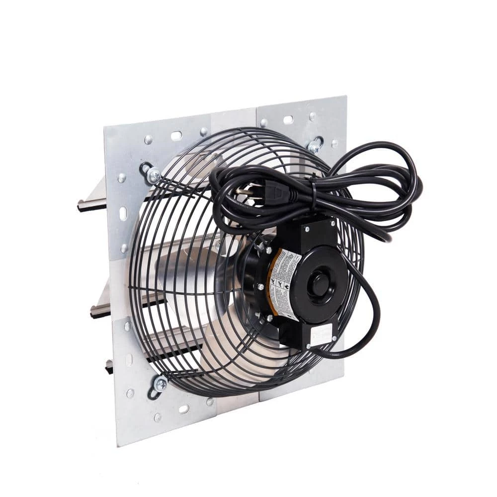 Hessaire 650 CFM Shutter Exhaust Fan Wall Mounted - Image 2