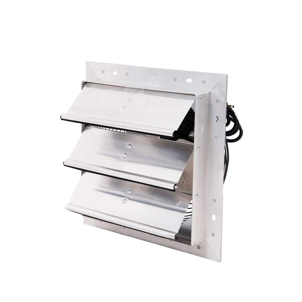 Hessaire 1100 CFM Shutter Exhaust Fan Wall Mounted