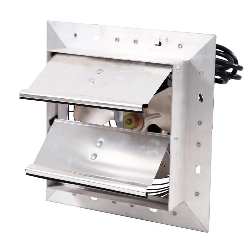 Hessaire 300 CFM Shutter Exhaust Fan Wall Mounted