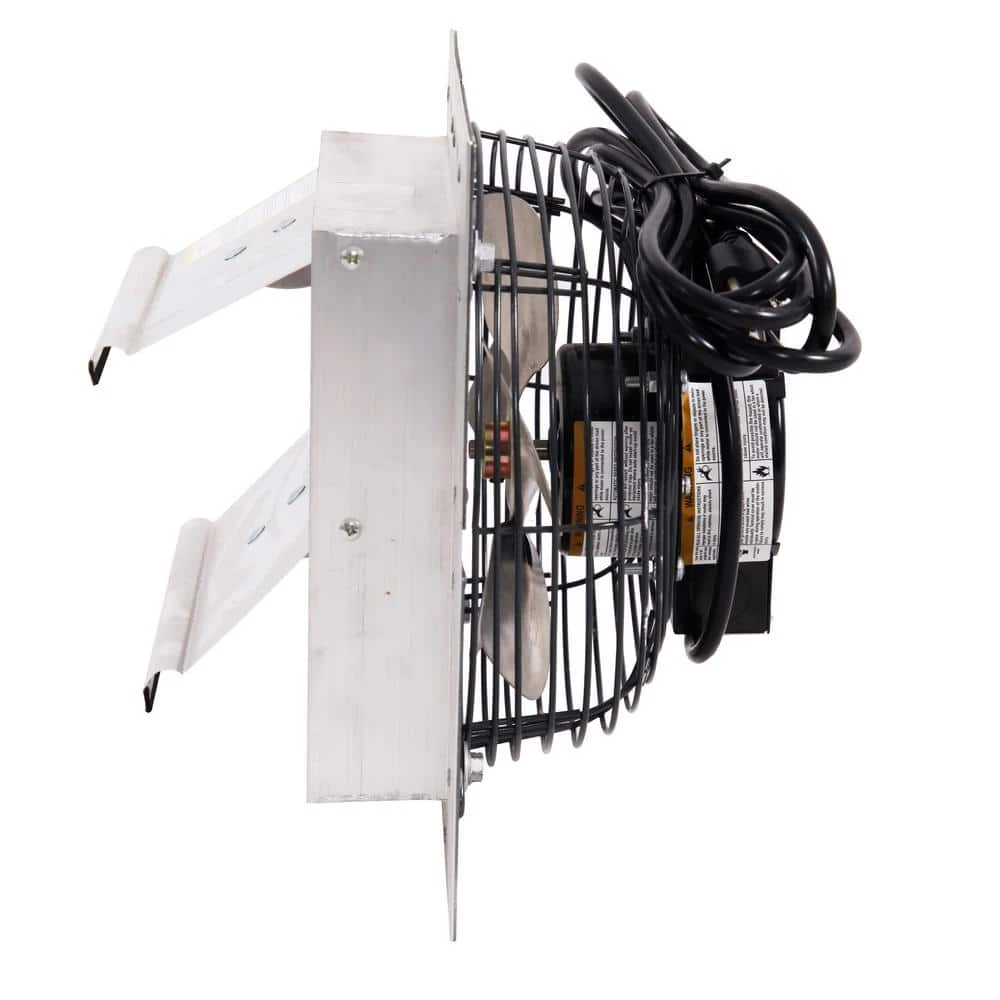 Hessaire 300 CFM Shutter Exhaust Fan Wall Mounted - Image 3