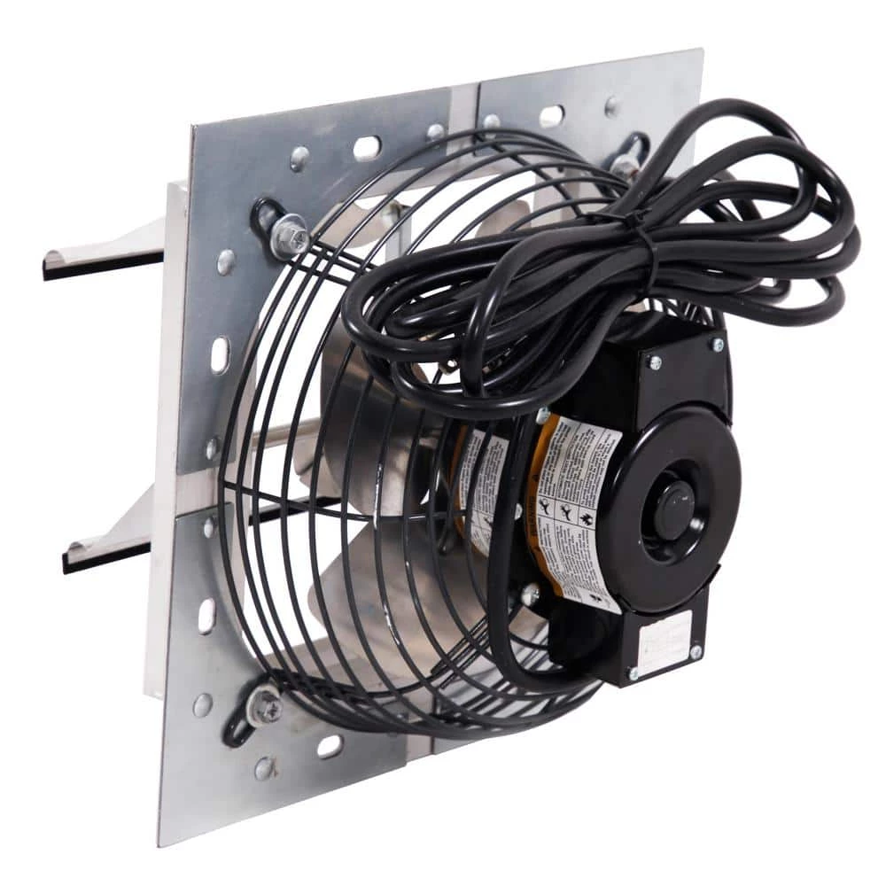 Hessaire 300 CFM Shutter Exhaust Fan Wall Mounted - Image 2