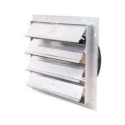 Hessaire 1400 CFM Shutter Exhaust Fan Wall Mounted