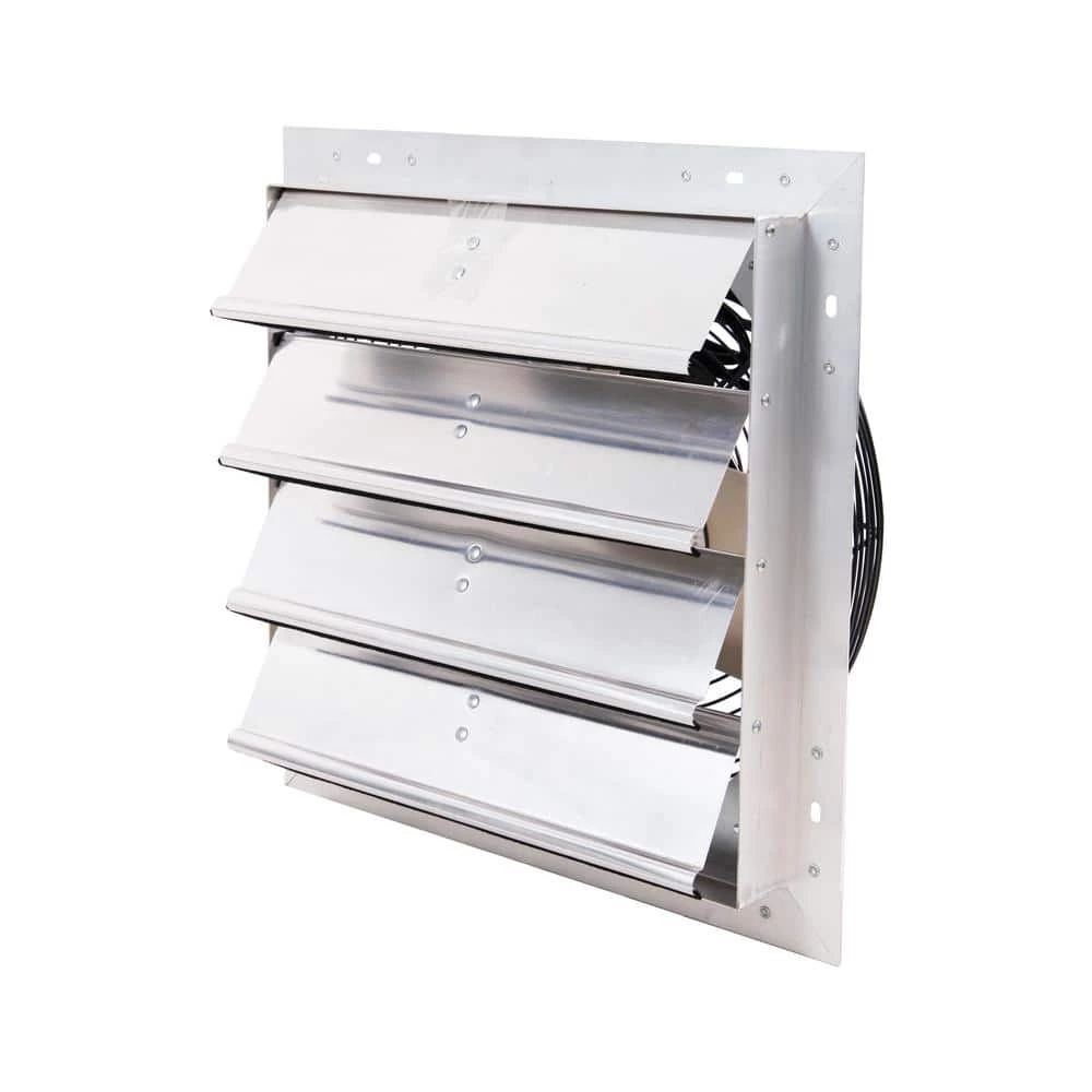 Hessaire 1400 CFM Shutter Exhaust Fan Wall Mounted
