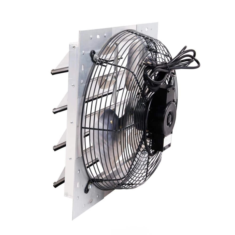Hessaire 1400 CFM Shutter Exhaust Fan Wall Mounted - Image 2