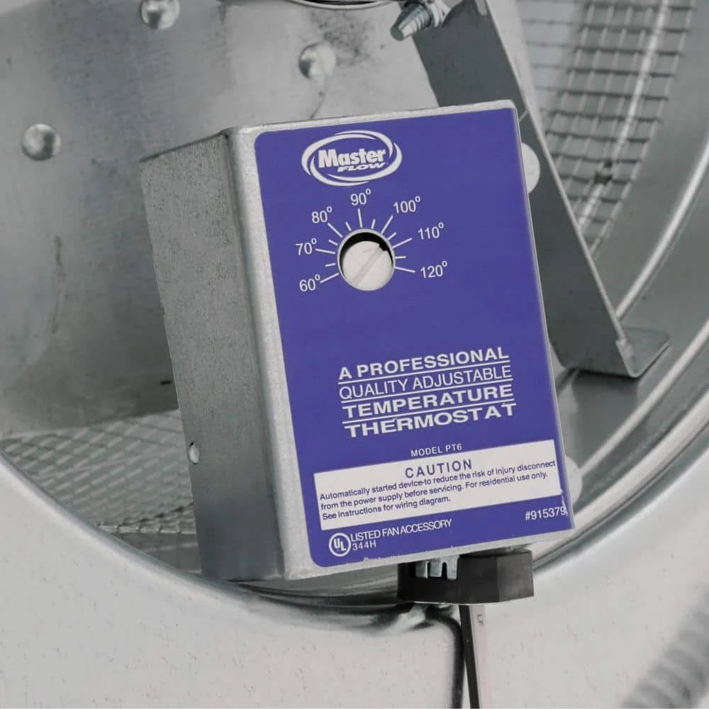 Master Flow 1000 CFM Mill Power Roof Mount Attic Fan - Image 7