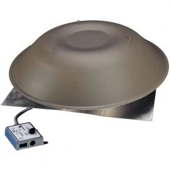 LomanCool 2000 800 CFM Weathered Bronze Power Attic Vent