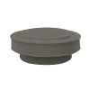 Active Ventilation 10 in. D Aluminum Vent Pipe Cap in Weatherwood