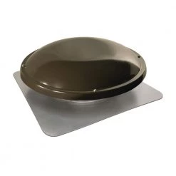 Master Flow 144 sq. in. NFA Galvanized Steel Static Dome Roof Vent in Weatherwood