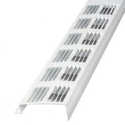 Air Vent 2.3 in. x 96 in. Rectangular White Weather Resistant Aluminum Soffit Vent (Sold in a carton of 50 only)