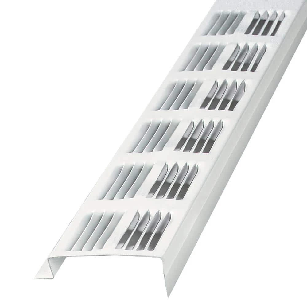 Air Vent 2.3 in. x 96 in. Rectangular White Weather Resistant Aluminum Soffit Vent (Sold in a carton of 50 only)