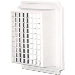 Builders Edge Exhaust Vent Small Animal Guard #001-White