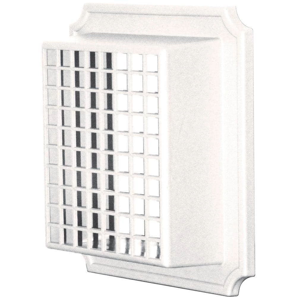 Builders Edge Exhaust Vent Small Animal Guard #001-White