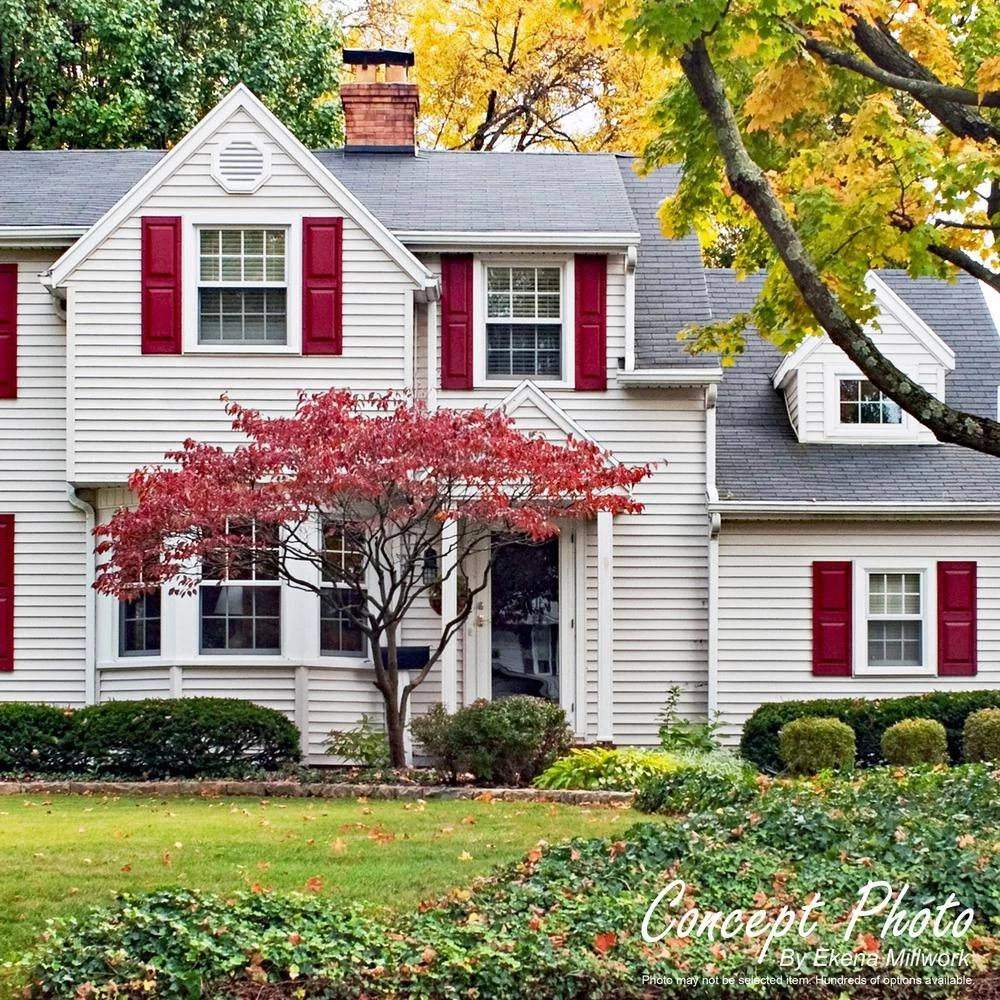 Ekena Millwork 24" x 36" Arch Top Surface Mount PVC Gable Vent: Functional with Standard Frame - Image 9