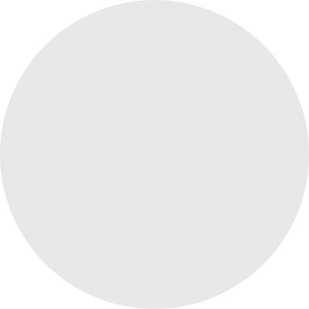 Ekena Millwork 24 in. x 24 in. Round White PVC Paintable Gable Louver Vent Non-Functional - Image 4