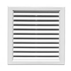Novik 0.110 in. W x 14 in. W x 14 in. L Ultra White Square Gable Vent